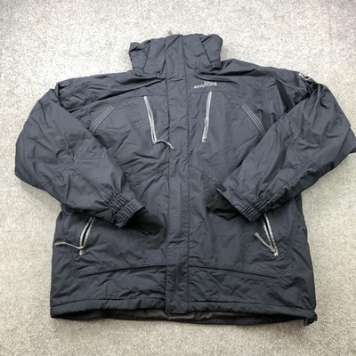 Aigle Actimum Jacket Mens XL Black Waterproof Outdoor Coat Nylon Warm Shell