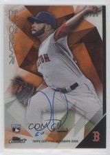 2015 Topps Finest Auto Orange Refractor 19/25 Edwin Escobar #FA-EE Auto 0b0