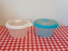 Tupperware * Bungee * 2 x 500 ml * Schüssel mit Deckel * türkis weiß #4