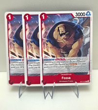 3x Bandai One Piece Card Game Fossa OP17-010 Red Character Playset (3)