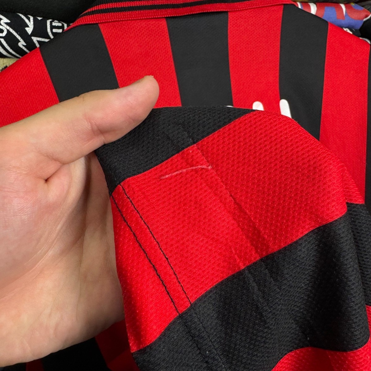 AC MILAN 1995 1996 HOME #9 GEORGE WEAH FOOTBALL SHIRT SOCCER