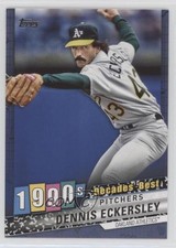 2020 Topps Update Decades Best Pitchers Blue Dennis Eckersley #DB-48 HOF 5q7