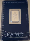 PAMP Suisse 2.5 g .9990 Fine Silver Bar Assay Card Cert # C001944