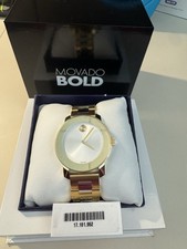 Movado Bold Quartz 40mm Silver and Gold Tone ...