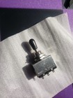 New Metal Electric Guitar 3 Way Toggle Switch Silver w Black Tip for LP SG etc — photo 9