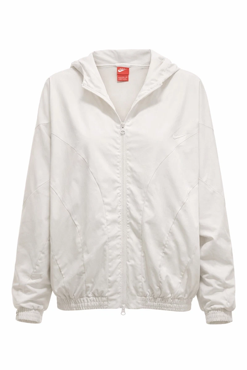 Preços baixos em Capa Externa de Nylon Nike Branco Casacos