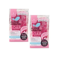 2 Bars PRECIOUS SKIN Thailand Alpha Arbutin Plus Soap 80g