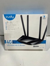 Cudy LT400 V2 4G LTE N300 Wi-Fi Router - AT T, T-Mobile, Verizon compatible US