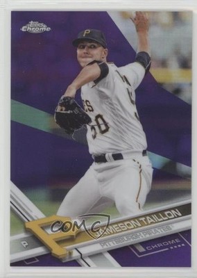 2017 Topps Chrome Purple Refractor 4/299 Jameson Taillon #95 8k4