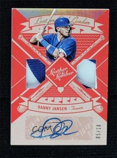 2019 Panini Leather & Lumber and Signatures Holo Gold /10 Danny Jansen Auto 5w7