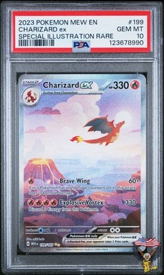 Charizardリザードンex SV2a 151 199/165 海外版 Charizard EX 199/165 Special Illustration Rare 151 Pokemon PSA 10