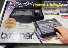 Brother P-Touch Electronic Labeling System Label Maker W/ Case PT-20 New Sealed
