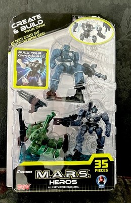 (Brand New) Cybotronix M.A.R.S. Heros Create & Build Your Own Figure 35 Pieces