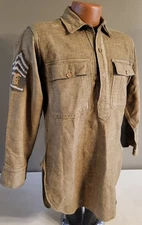 WWI US Army M1917 Pullover Wool Combat Field Shirt w/ Sgt 1st Class QMC Patch