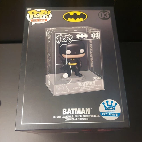 Funko POP! Die-Cast: DC Comics #03 - Batman (Funko Shop Exclusive) (SEALED!)