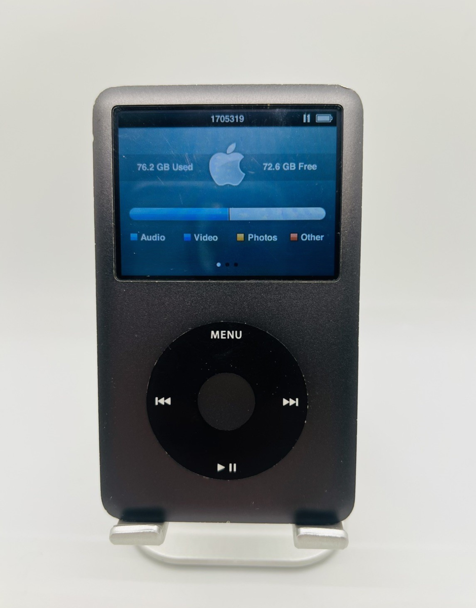 Apple iPod Classic 160gb Black 7th Gen. 18145 Rock, Metal, Pop