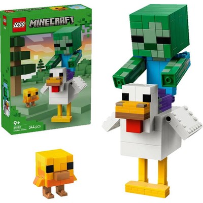 LEGO Minecraft 21582 Hühnerreiter Klemmbausteine Bausatz