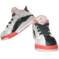 Jordan Dub Zero TD White Black University Red Toddler Sneakers 8C DV1358-160