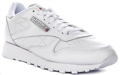 Reebok Classic Leather Retro Lace Up Mens Trainer In White US 8 - 13