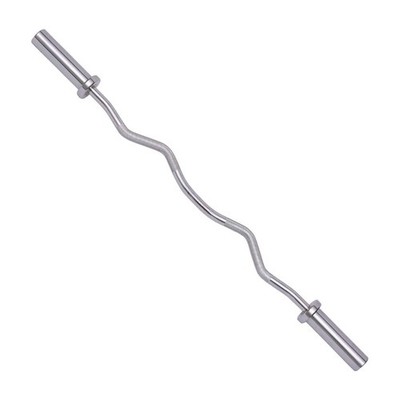 Everyday Essentials Olympic Super Curl Barbell Curl Bar, 48 inch (350 lb Weig...