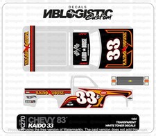 '83 CHEVY SILVERADO Custom WaterSlide Decal for hot wheels 1/64