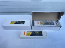 2-New & 1-Used Tattu Plus 6300mAh Lithium Polymer (LiPo) Battery For Yuneec Q500