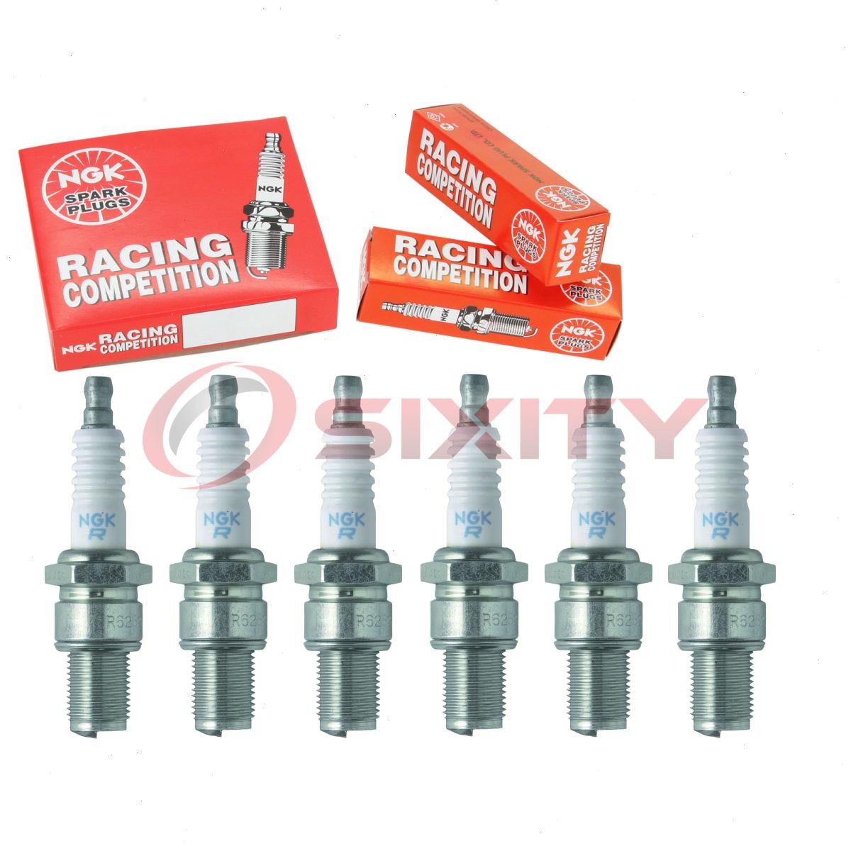 6 pc NGK 4492 R6918B-8 Racing Spark Plugs for QC57 1025 09482-00509 Ignition dg