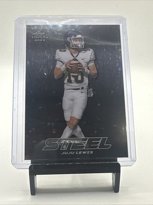 2023 Leaf Trinity - Trinity Steel JuJu Lewis #S-53 Silver Stars and Dots (RC)