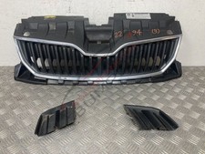 JOBLOT SKODA FABIA HATCH 2018-ON FRONT BUMPER GRILLE 6V0853653 2294(3)
