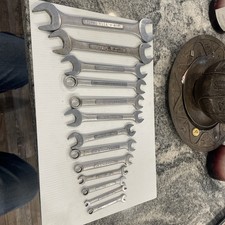 Vintage Lot Of Craftsman V Usa 13pc Sae Wrench Set