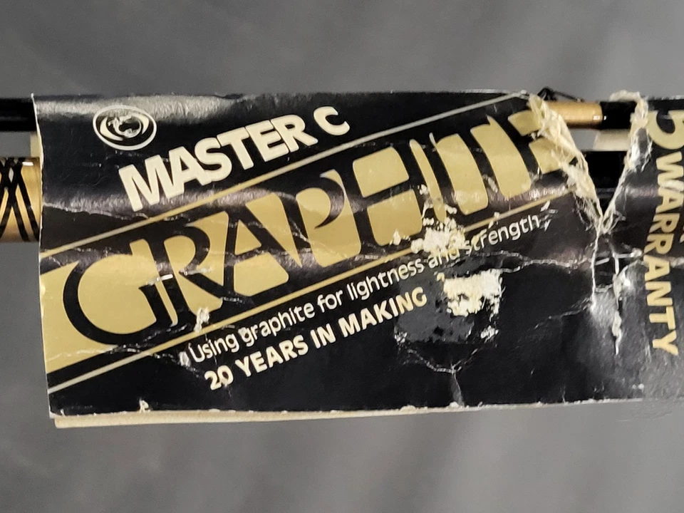 Master C Graphite GC87, 8 1/2' 2 piezas varilla de aparejo, agarre de espuma dividida, NUEVO Foto 4 de 4