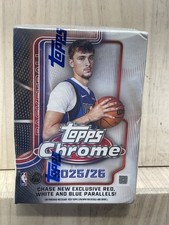 2025-26 Topps Chrome NBA Basketball Blaster Box Sealed New