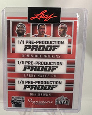 Wilkins Nance Brown 2024 Leaf Metal Multisport Signature Series 1/1 Proof