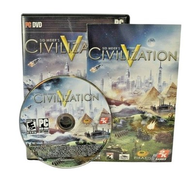 Sid Meiers Civilization V PC DVD-ROM Turn-Based Strategy Game 2010