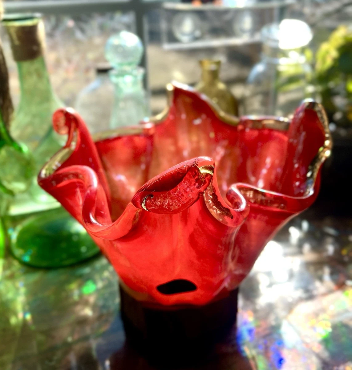 Murano Red Vases for sale | eBay