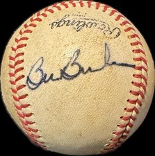 Bill Buckner Signed Official National League Game Baseball Beckett