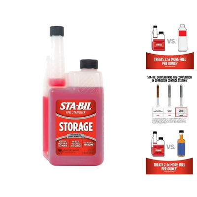 #ad Fuel Stabilizer 32oz Keeps Fuel Fresh 24 Prevents Corrosion Gas Treatment $21.24