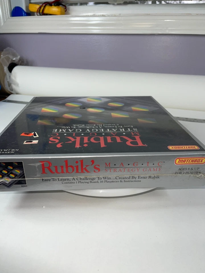Rubik’s Magic Strategy Game Matchbox NEW Sealed Erno Rubik 1986 Vintage - Image 4 of 4