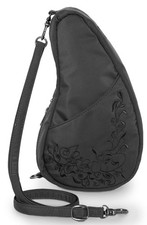 AmeriBag Healthy Back Bag Love My Life Microfiber 10" Baglett Black