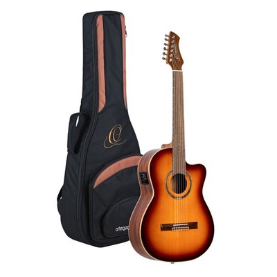 ORTEGA RCE238SN-FT-L 4/4 Performer Series Konzertgitarre 6 String + Bag