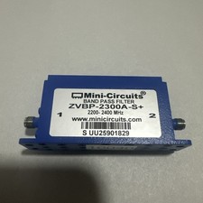 Mini-Circuits ZVBP-2300A-S+ band pass filter, 2200&ndash;2400 MHz.