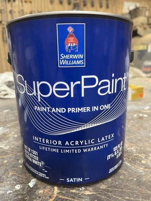 1 Gallon Sherwin Williams SuperPaint Interior Latex/ 6141 Softer Tan/ Satin