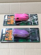 SMITH LTD. K.O.Z POPPER Frog Lure 2-piece set Pink Purple