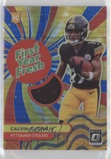 2022 Donruss Optic First Year Fresh Blue Hyper Prizm Calvin Austin III 11mg