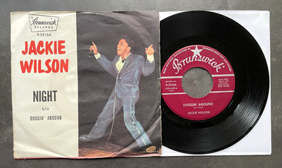 7'' Jackie Wilson - Night / Doggin' Around - US Brunswick w/ Pic
