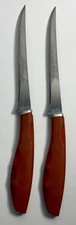 (2) Vintage Imperial Stainless Fish Fillet Knife 8.5" Overall USA