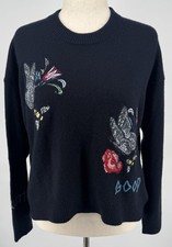 NWT Zadig  Voltaire Markus Mantra 100 Cashmere Boxy Oversized Sweater Sz XS