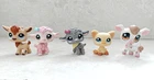 Authentic Littlest Pet Shop LOT 1985 Pink lamb,#475 Bow Headband Cow #476,1951