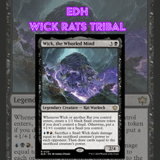 EDH - Wick Rat Tribal , MTG Commander Deck, Grixis, Bracket 2
