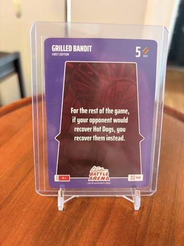 2026 Bo Jackson Battle Arena Grilled Bandit 1st Edition Play Card SSP #PL-1